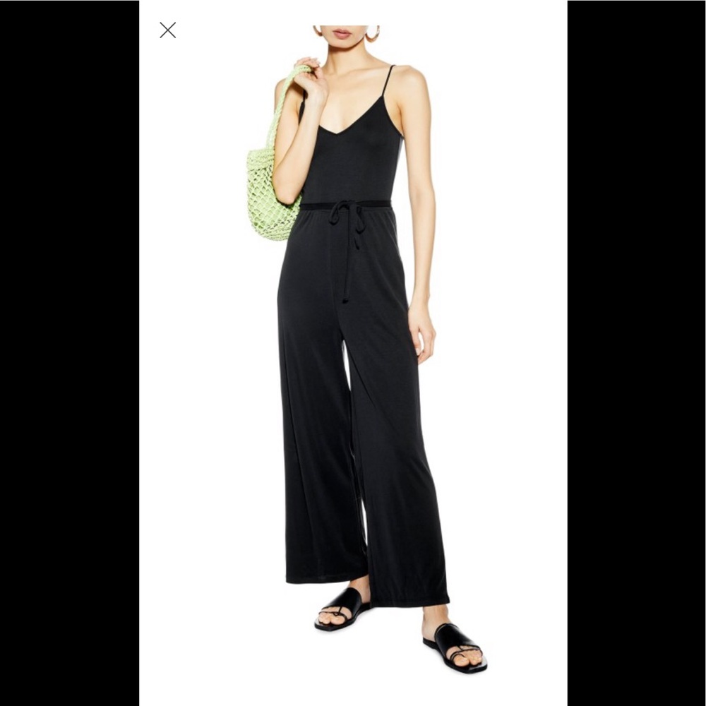 Topshop Ruth Wide Leg Jumpsuit
